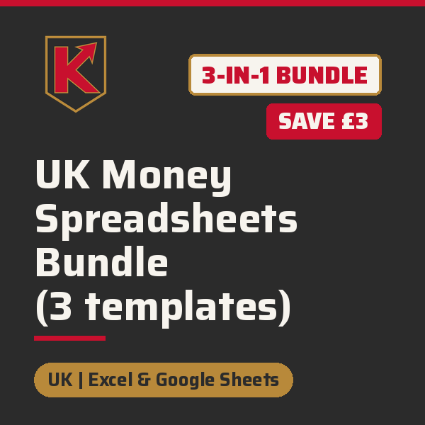 Cover image for UK Money Spreadsheets Bundle